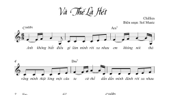 Và Thế Là Hết Sheet Đệm Hát
